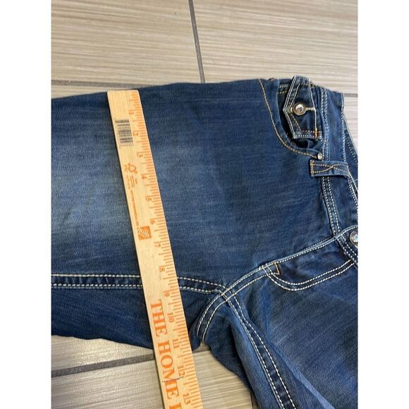 Inc international concepts curvy fit boot leg jeans womens sz 6 dark Wash denim - Picture 7 of 11